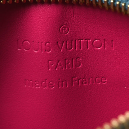 Louis Vuitton Metallic Vernis Degrade Key Pouch Blue Pink 7 of 9