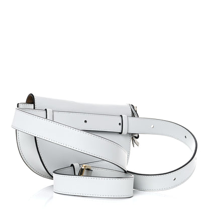 Loewe Calfskin Mini Gate Belt Bag White 2 of 9