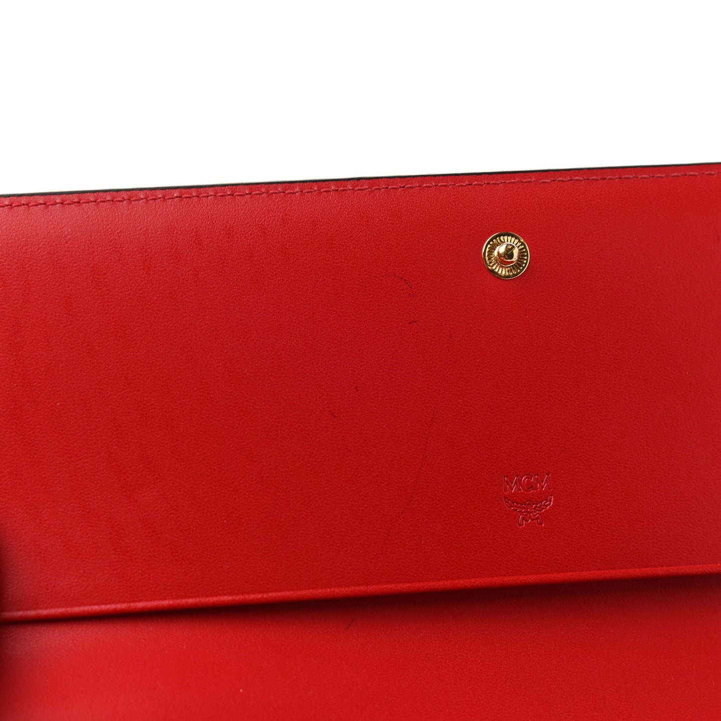Visetos Continental Flap Wallet Cognac Red