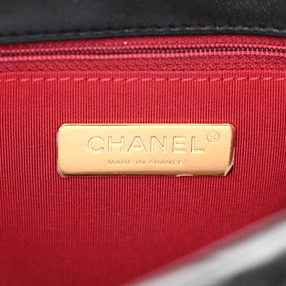 Chanel Lambskin Quilted Medium Chanel 19 Flap Black 6 of 10