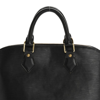 Louis Vuitton Epi Alma PM Black 8 of 16