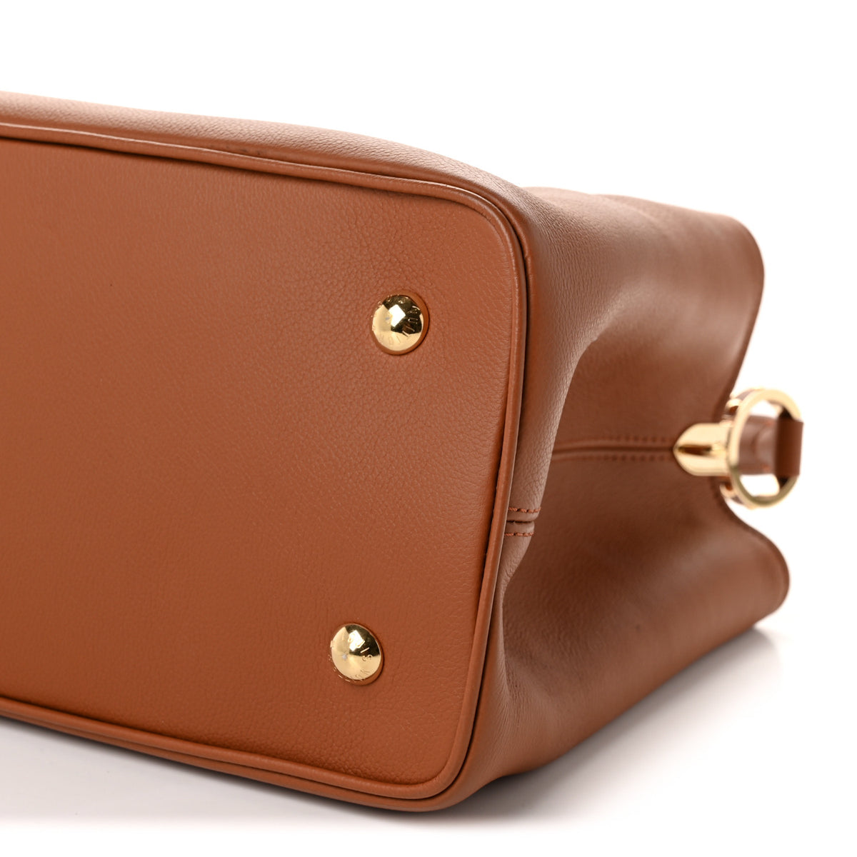 Louis Vuitton Smooth Grained Calfskin Capucines GM Souple Cognac 9 of 10