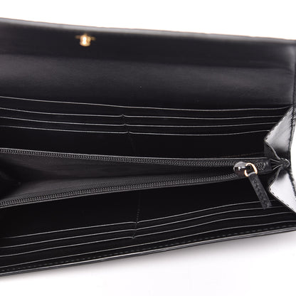 Gucci Guccissima Continental Flap Wallet Black 5 of 9