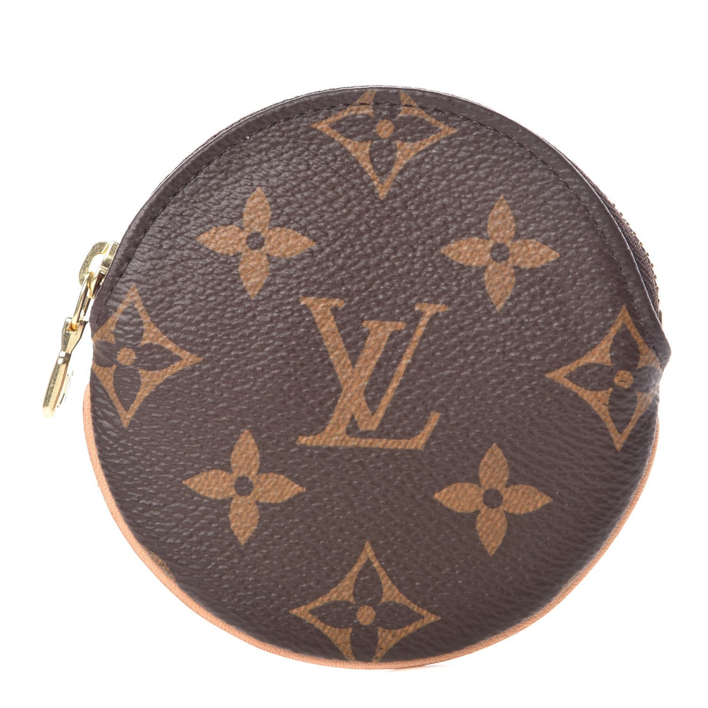 Monogram Round Coin Purse