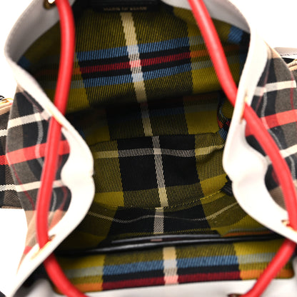 Burberry Cotton Check Small Rucksack Backpack Caramel 5 of 15