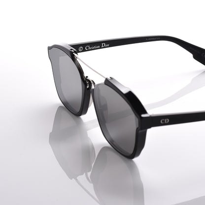 Christian Dior Abstract Square Mirrored Sunglasses Black 10 of 11