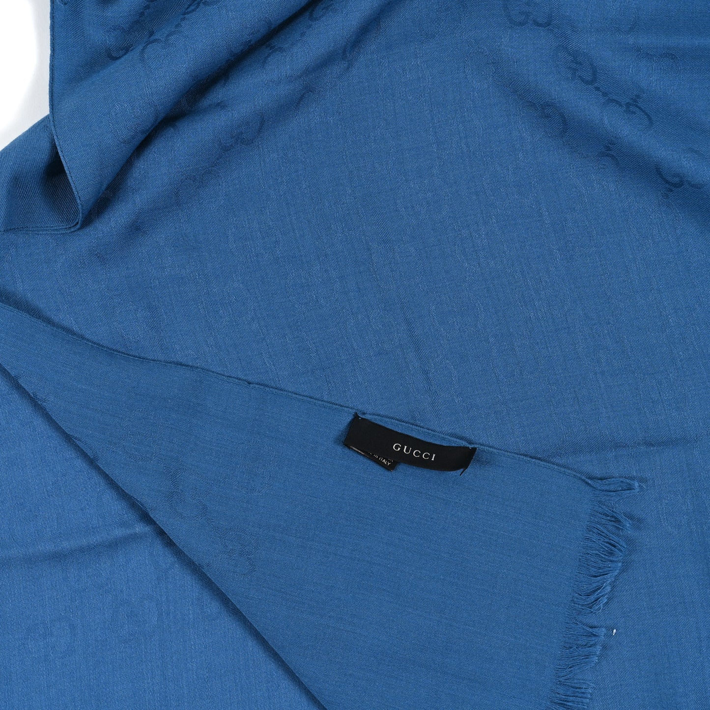 Wool Silk GG Monogram GGNat Plus Turquoise