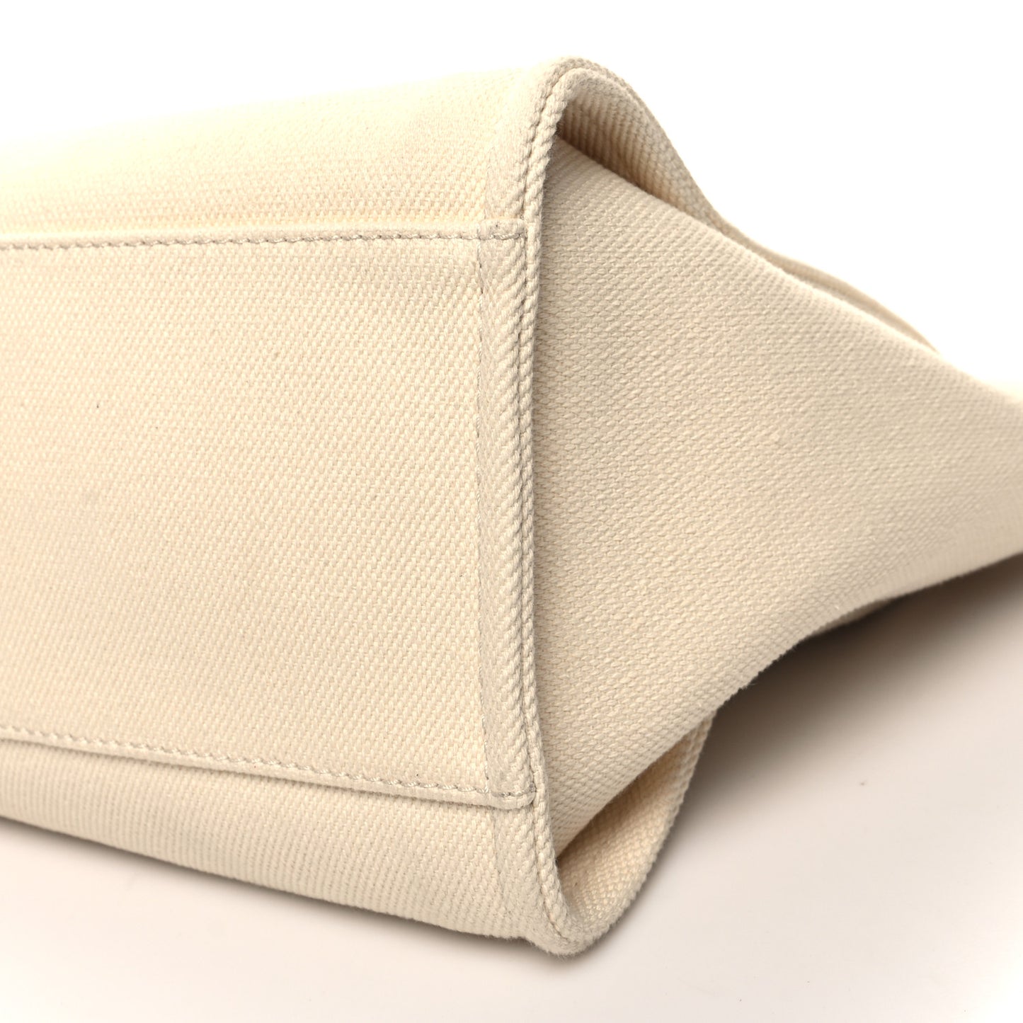 Canvas Pearl Large Deauville Tote Ecru Beige
