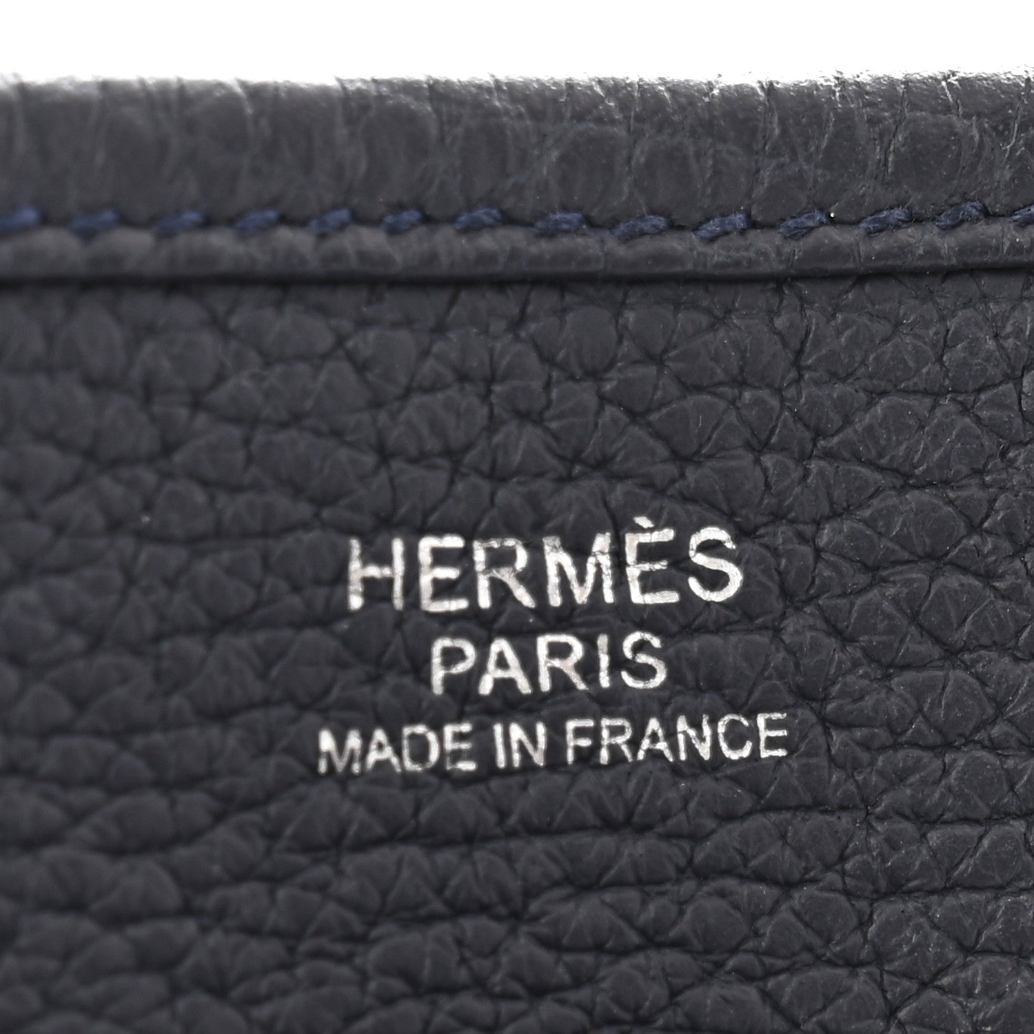 Hermes Taurillon Clemence Evelyne III Bleu Nuit 7 of 13