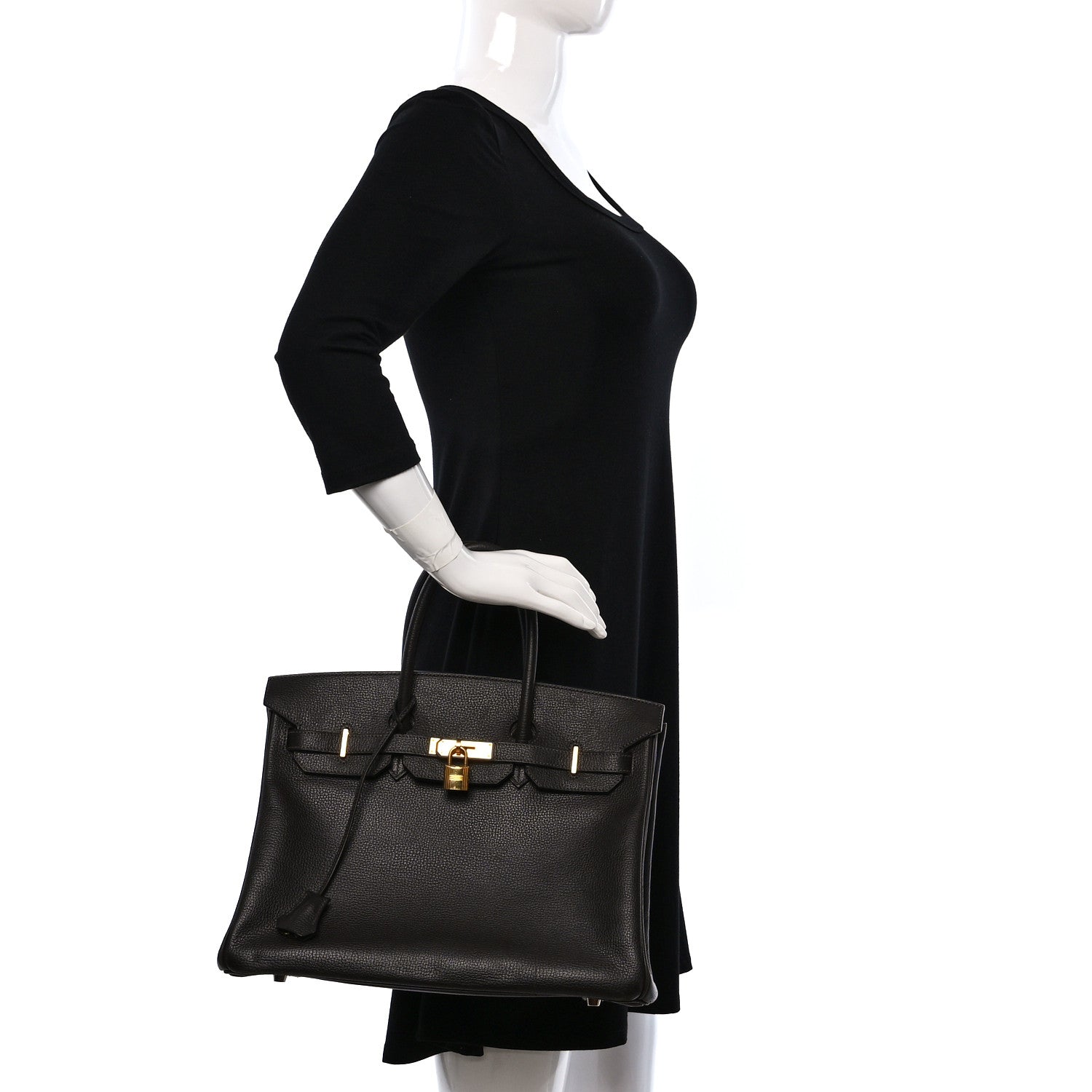 Hermes Togo Birkin 35 Chocolate 2 of 19