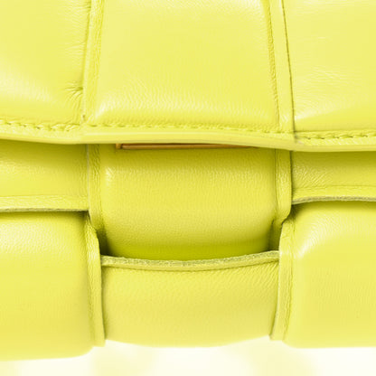 Bottega Veneta Lambskin Maxi Intreccio Padded Chain Cassette Crossbody Bag Seagrass 10 of 10