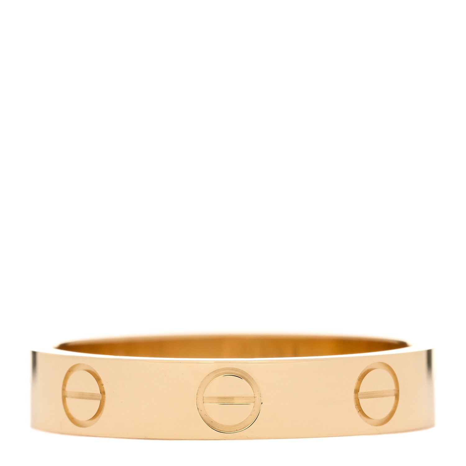 Cartier 18K Yellow Gold 3.5mm LOVE Wedding Band Ring 52 6 2 of 4