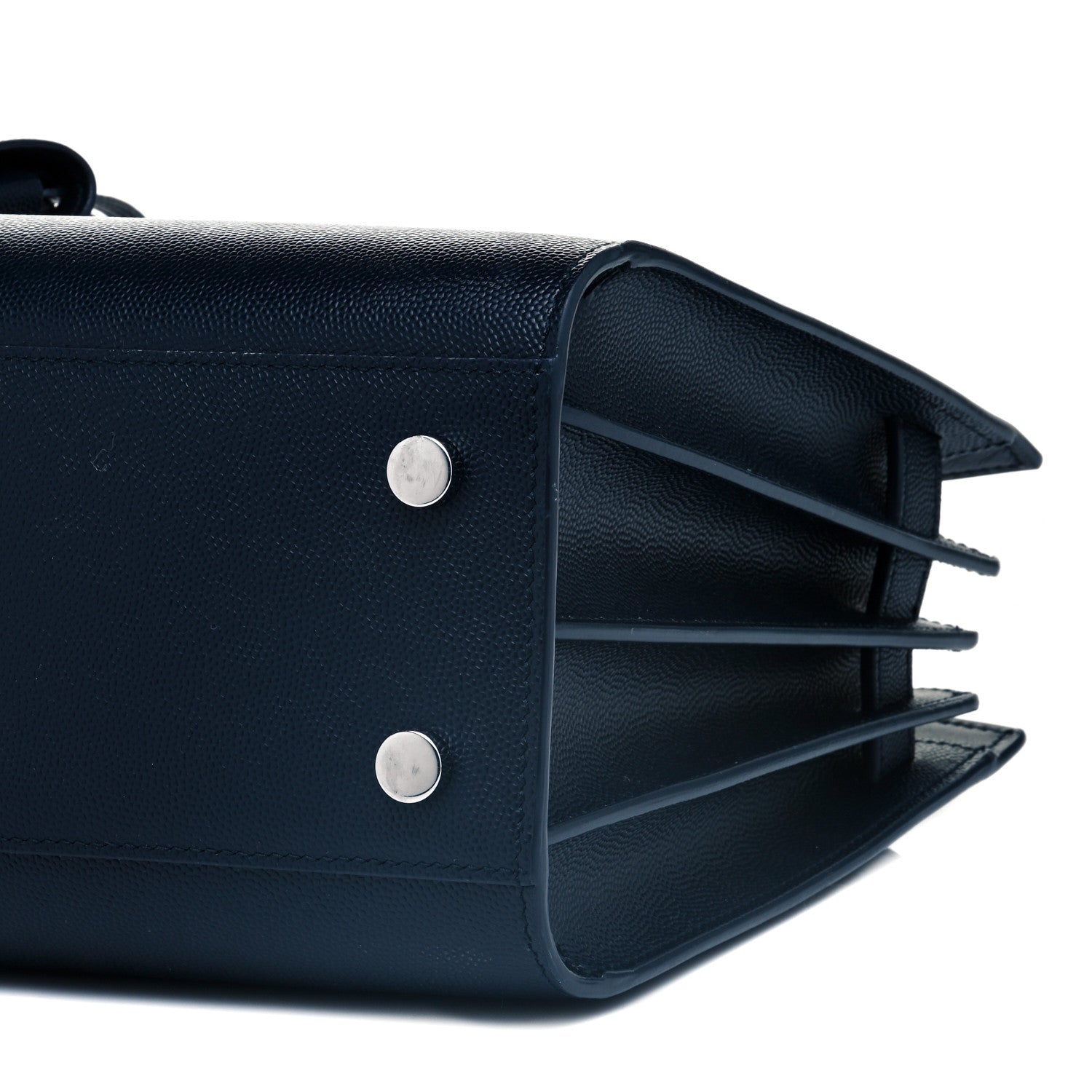Saint Laurent Grain De Poudre Baby Sac De Jour Denim Blue 5 of 7