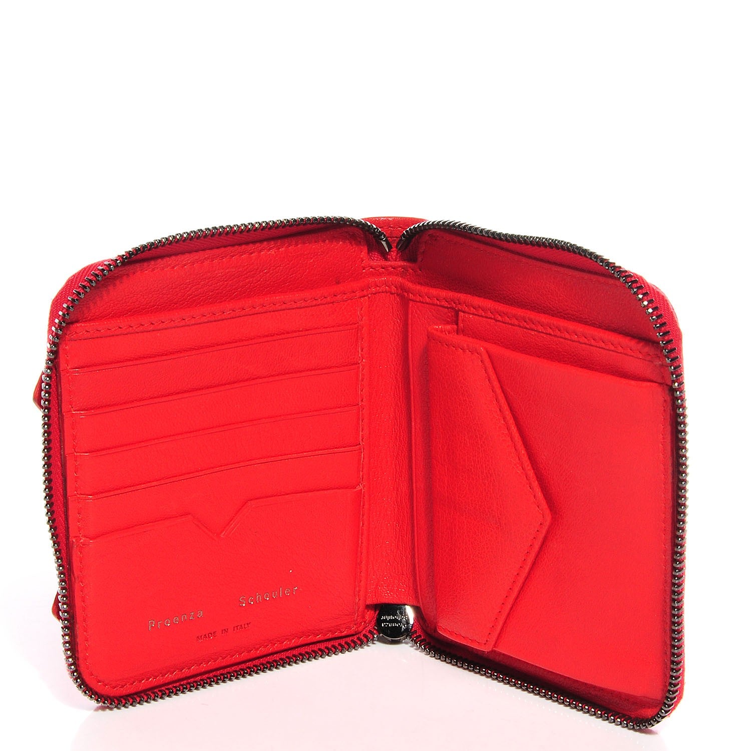 Proenza Schouler Leather PS1 Small Zip Wallet Poppy 5 of 9