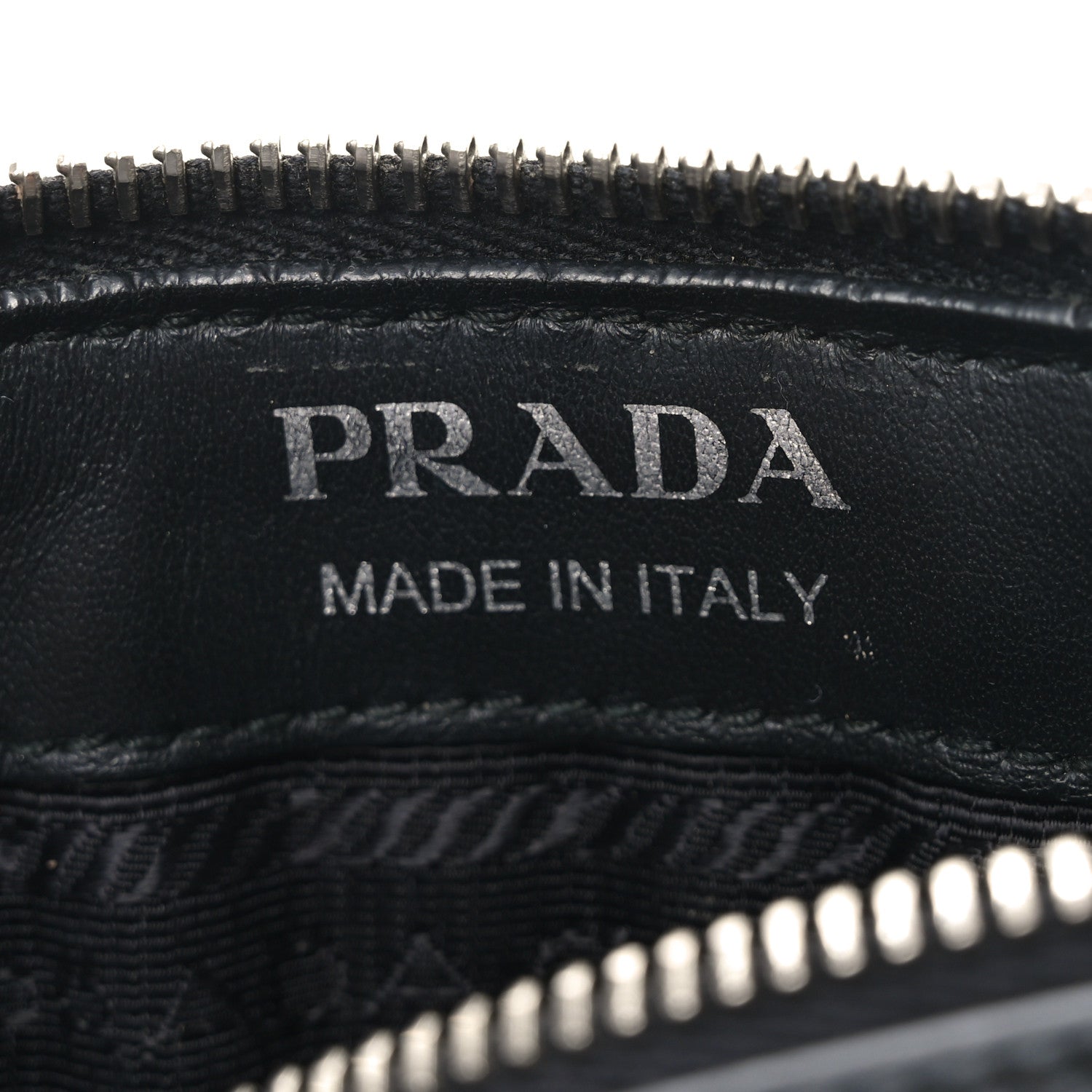 Prada Soft Calfskin Impunture Diagramme Belt Bag Black 6 of 10