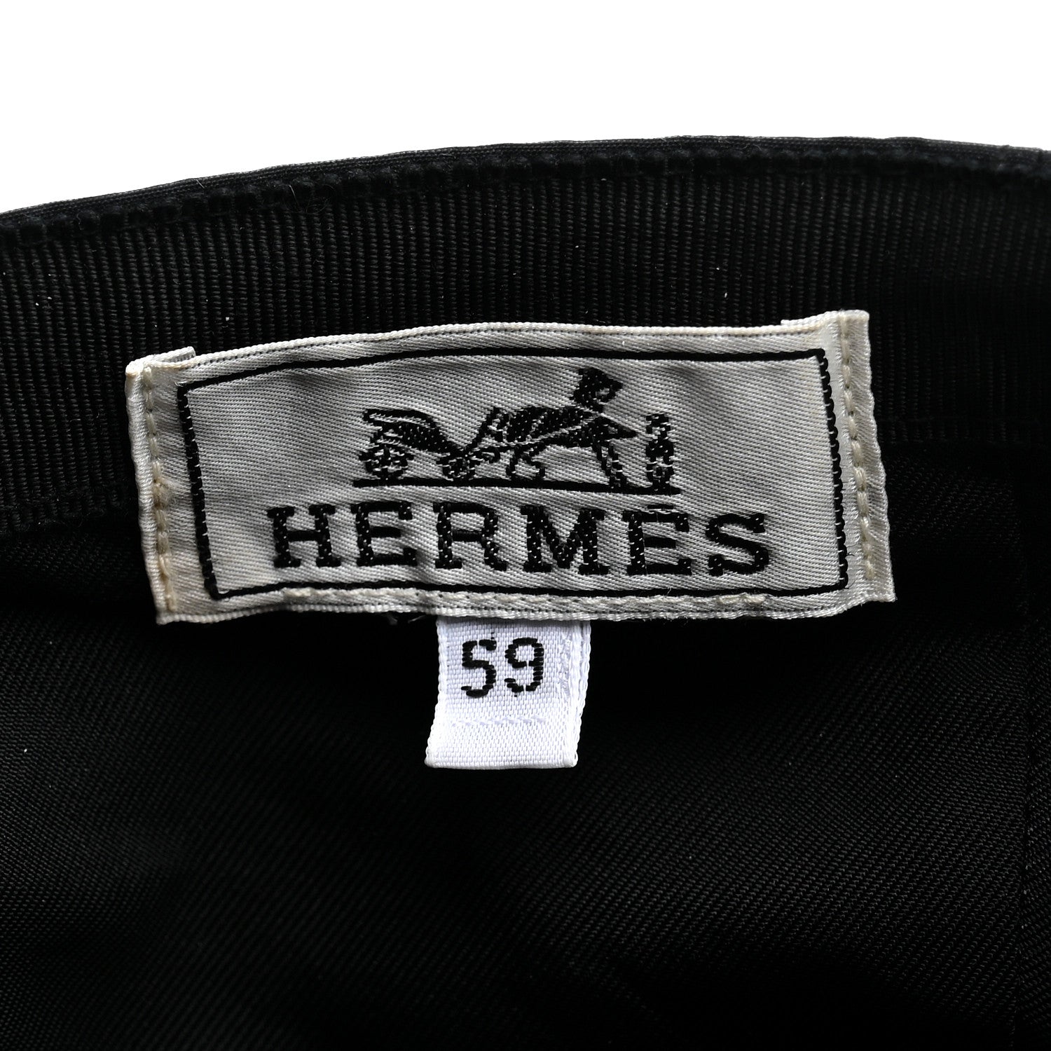 Hermes Trench Canvas Serena Eperon d'Or Cap 59 Black 8 of 8