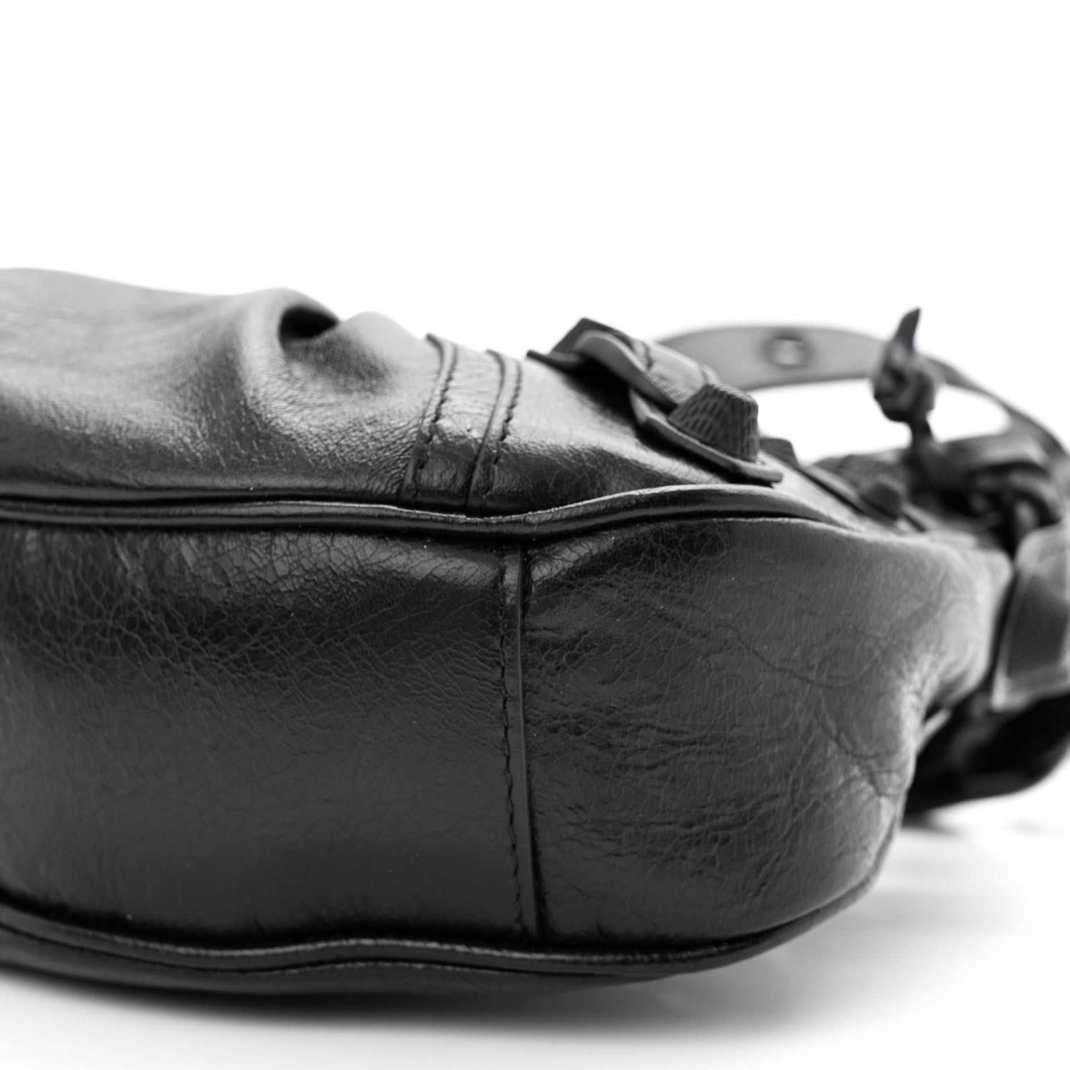 Balenciaga Agneau Arena Monochrome Le Cagole Shoulder Bag XS Black 11 of 11