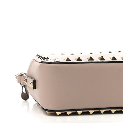 Valentino Garavani Calfskin Rockstud Camera Crossbody Bag Poudre 7 of 9