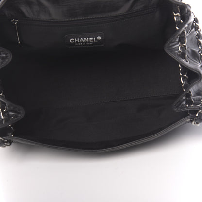 Chanel Lambskin Lax Accordion Flap Black 5 of 14