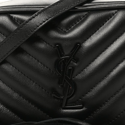Saint Laurent Calfskin Matelasse Monogram Lou Belt Bag Black 8 of 10