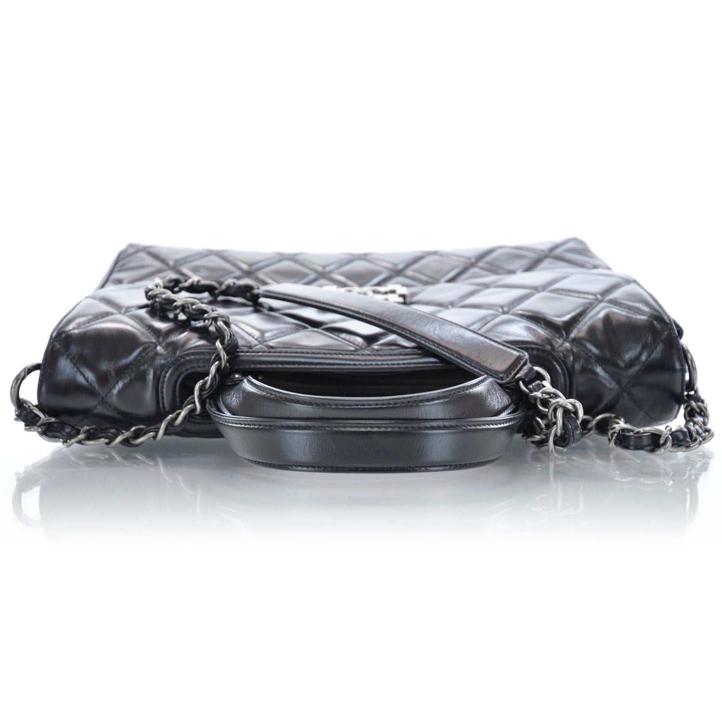Calfskin Quilted Boy Bag Black