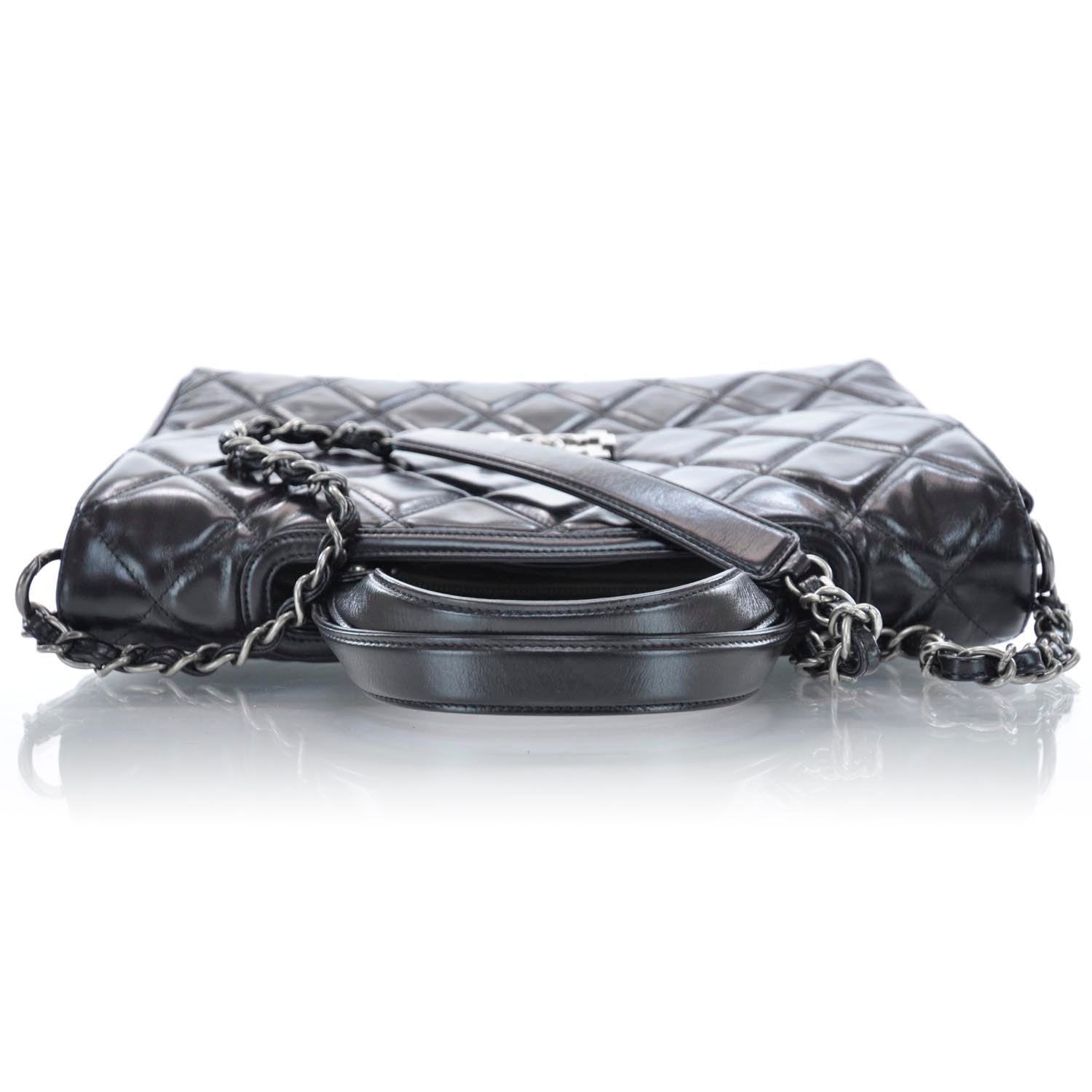 Chanel Calfskin Quilted Boy Bag Black 5 of 9