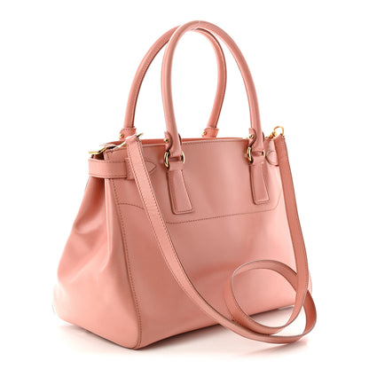 Salvatore Ferragamo Hammered Calfskin Batik Tote  Blush 3 of 10