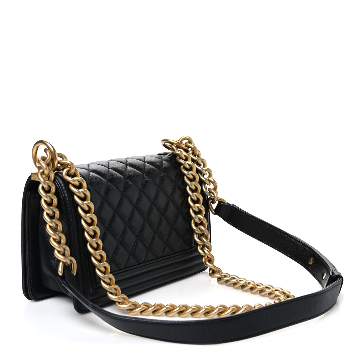 Chanel Calfskin Quilted Small Boy Flap Black 3 of 10