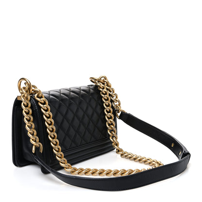 Chanel Calfskin Quilted Small Boy Flap Black 3 of 10