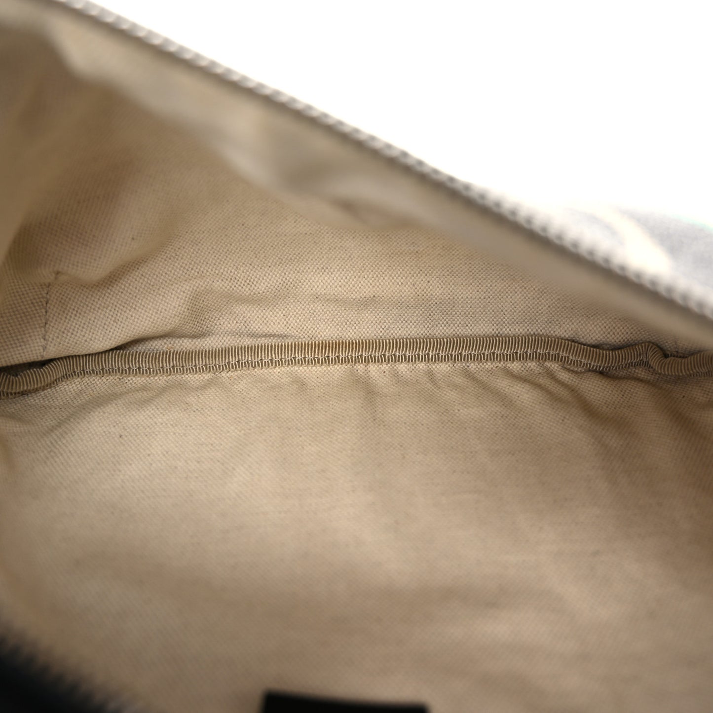 Grained Calfskin Logo Belt Bag Black