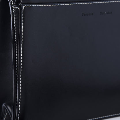 Proenza Schouler Smooth Calfskin Small Hava Top Handle Bag Black 9 of 11