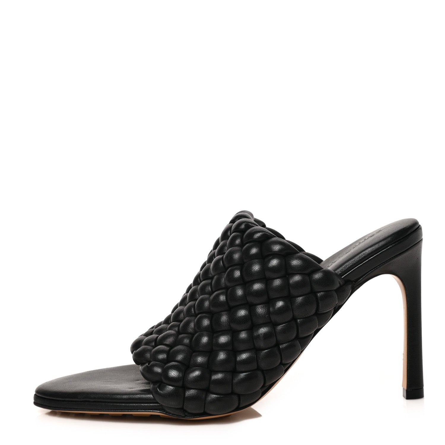Bottega Veneta Nappa Padded Intreccio The Curve Sandals 37.5 Fondant 1 of 9