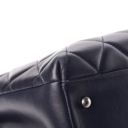 Chanel Lambskin Quilted Trendy CC Tote Navy 8 of 19