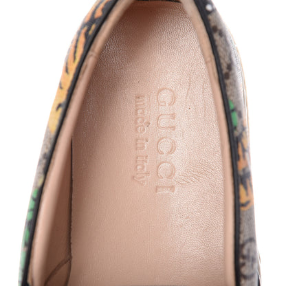 Gucci GG Supreme Monogram Bengal Mens Dublin Slip On Sneakers 8 Beige Yard 8 of 13