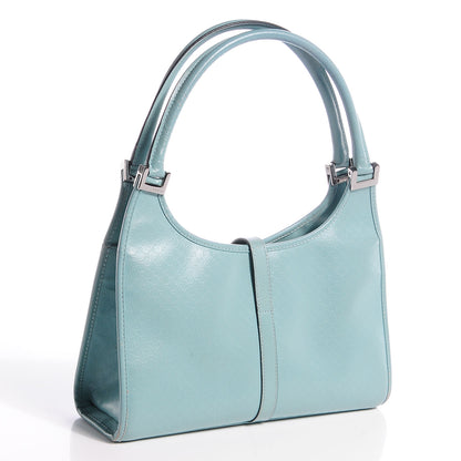 Gucci Leather Monogram Microguccissima Bardot Turquoise 3 of 7