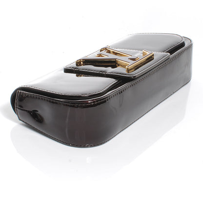 Louis Vuitton Patent Sobe Clutch Amarante 4 of 7