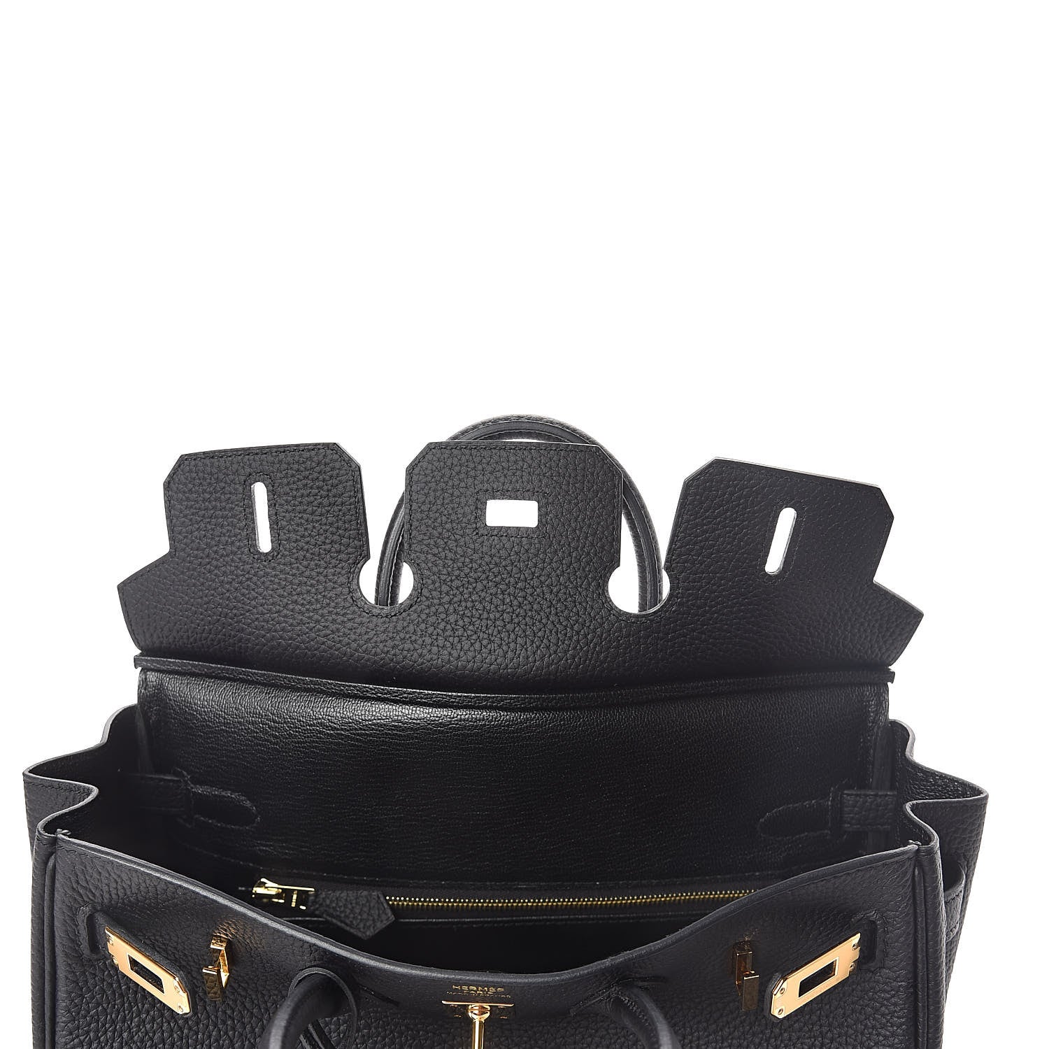 Hermes Togo Birkin 25 Black 13 of 31