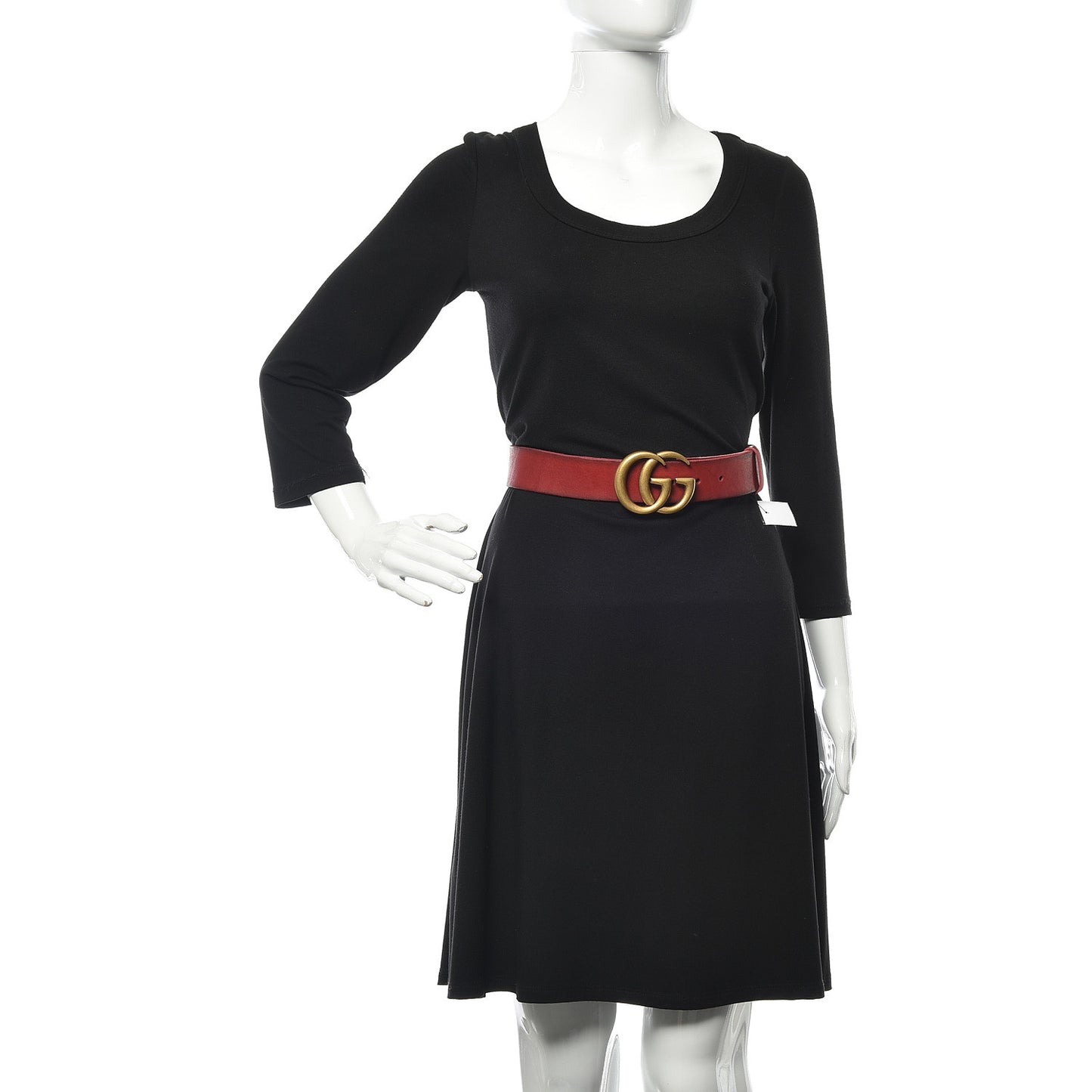 Faded Calfskin Double G 40mm Belt 105 42 Dark Red