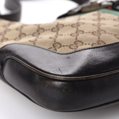Gucci Monogram Web Jackie O Hobo Dark Brown 6 of 14