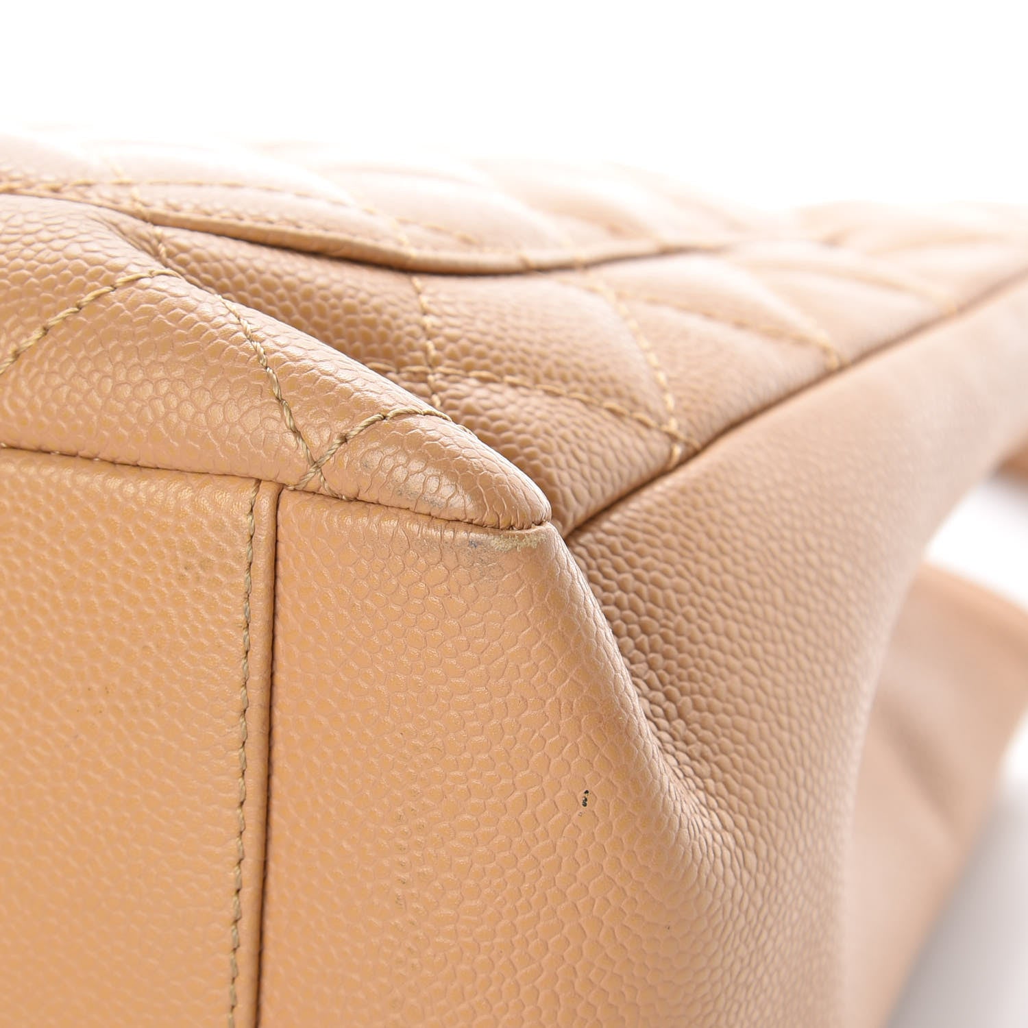 Chanel Caviar Quilted Grand Shopping Tote GST Beige 10 of 18