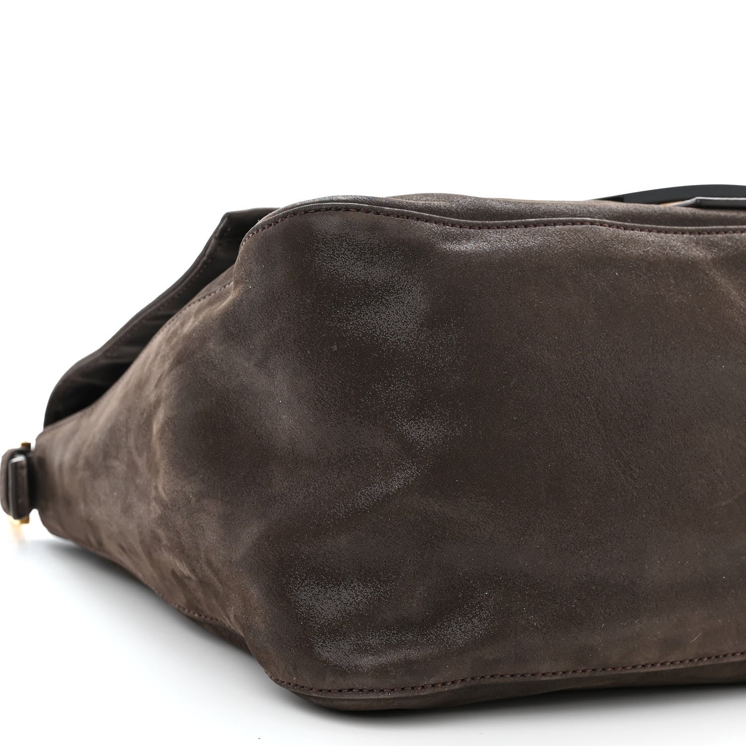 Fendi Vitello Savana Big Forever Mama Baguette Dark Brown 9 of 10