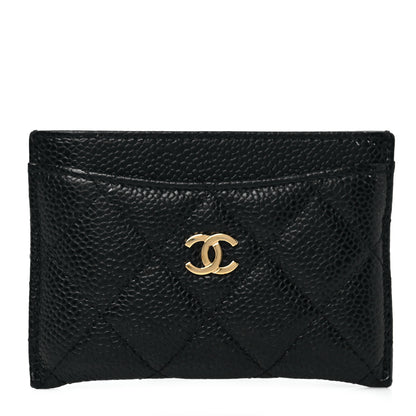 Chanel Caviar Quilted Card Holder Black 1 of 8