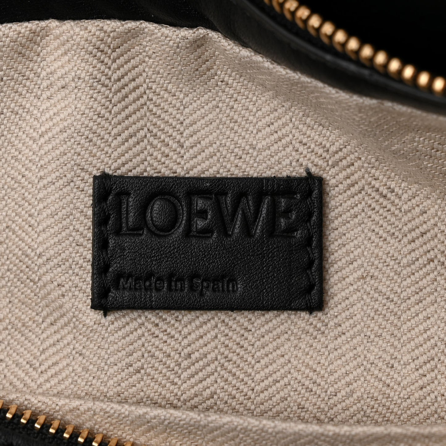 Calfskin Puzzle Hobo Black