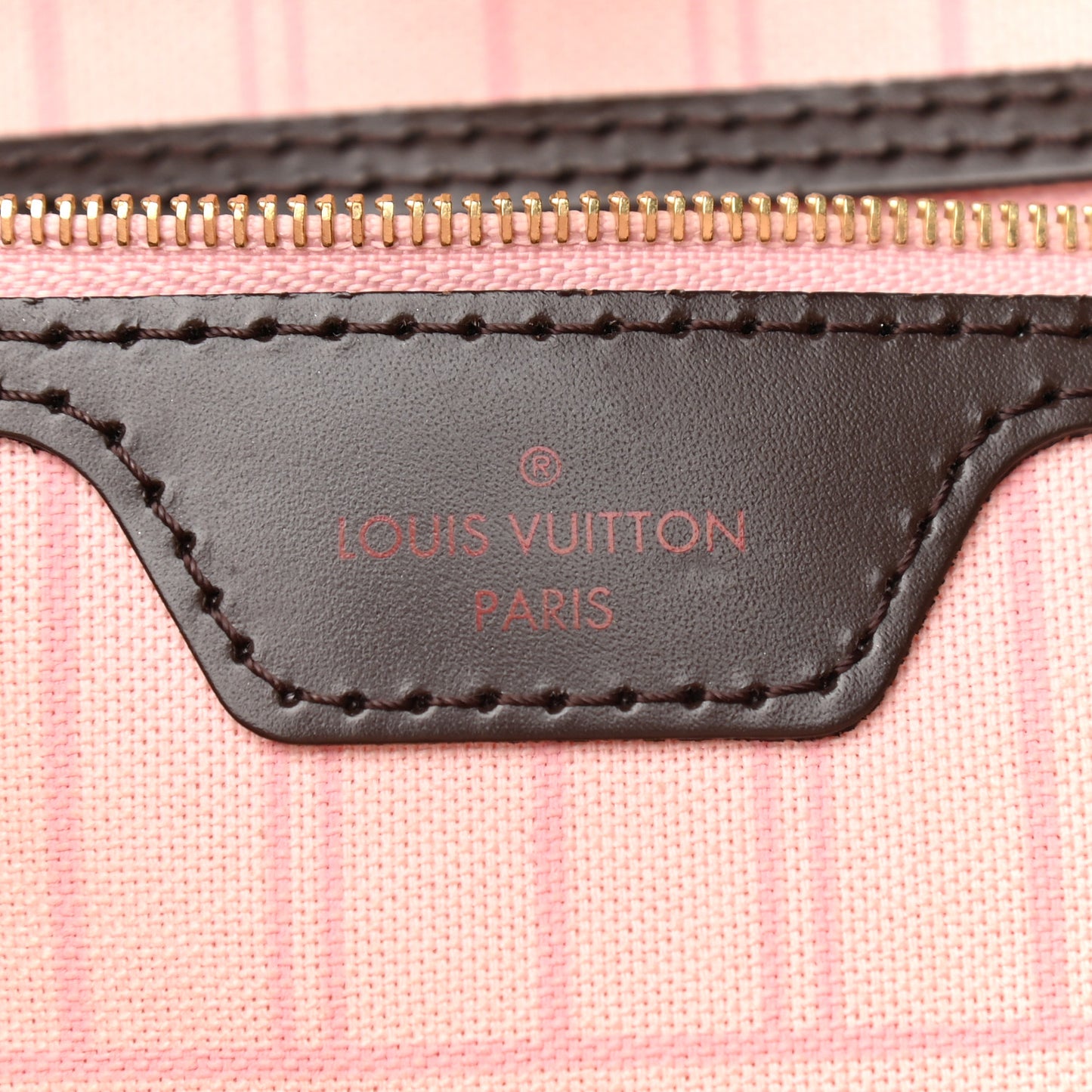 Damier Ebene Neo Neverfull MM Rose Ballerine