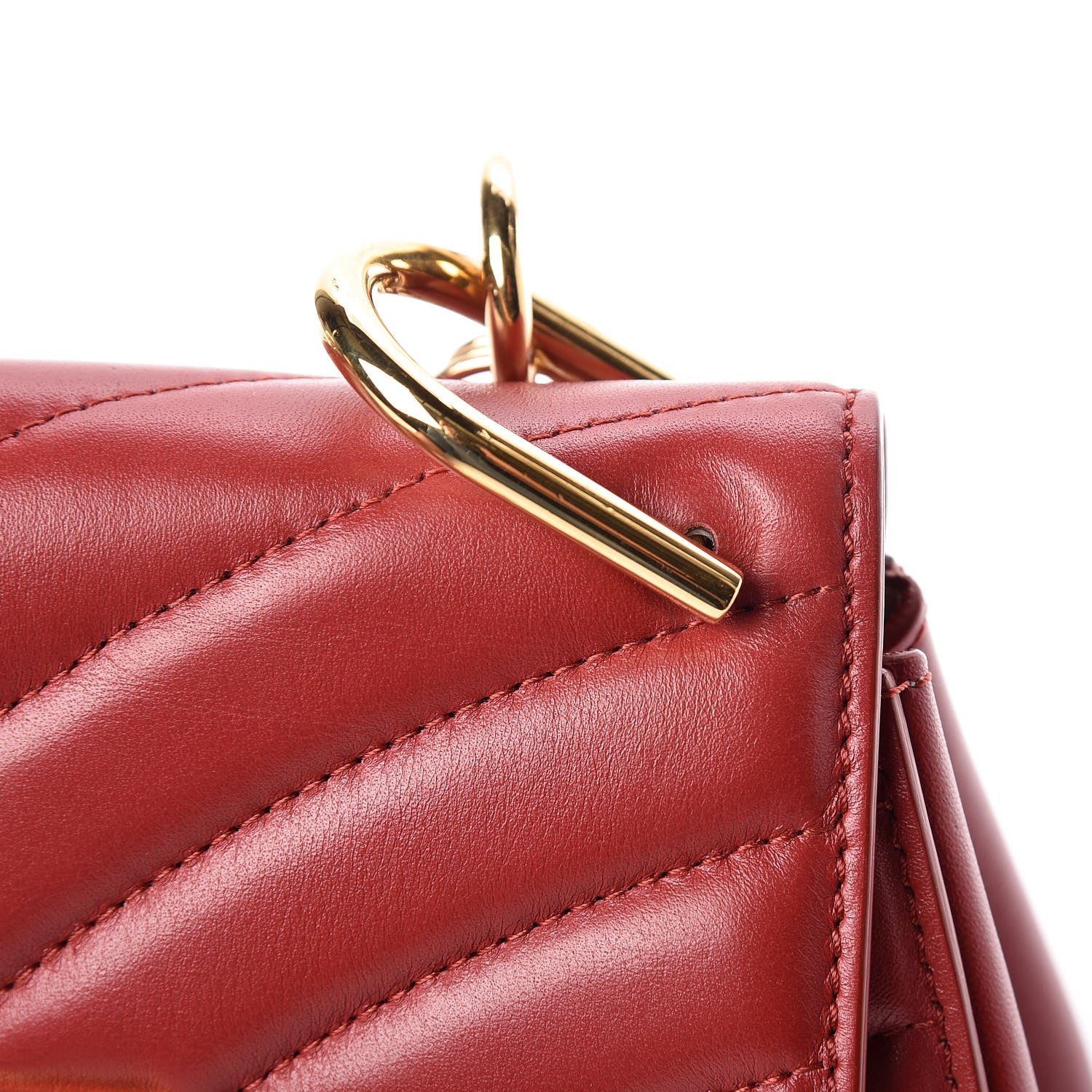 Chloe Calfskin Quilted Mini Drew Bijou Shoulder Bag Dahlia Red 13 of 13