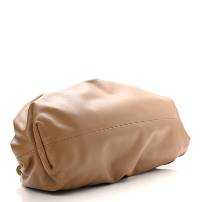 Bottega Veneta Smooth Butter Calf The Pouch Oversized Clutch Cammello 3 of 6