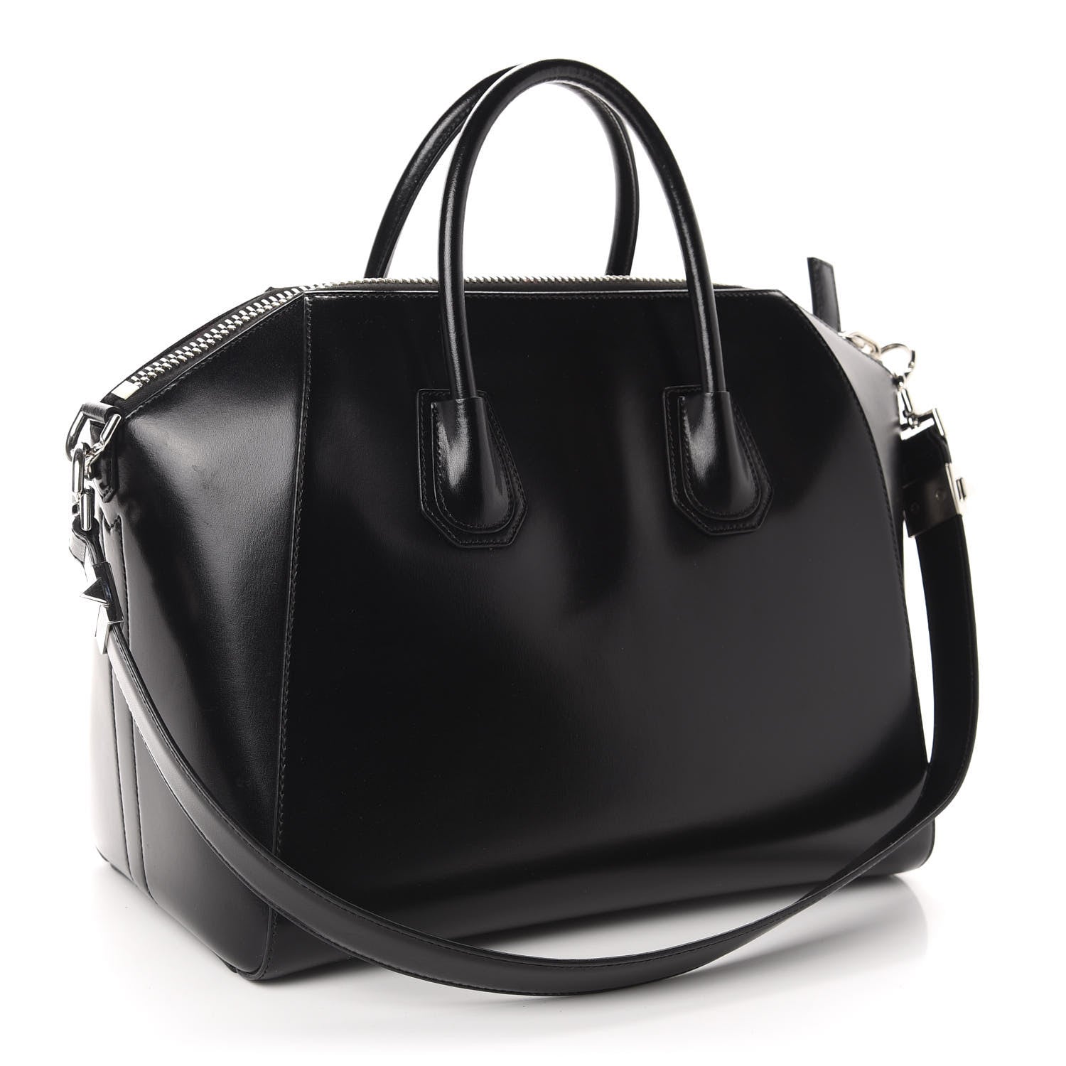 Givenchy Shiny Lord Calfskin Medium Antigona Black 3 of 10