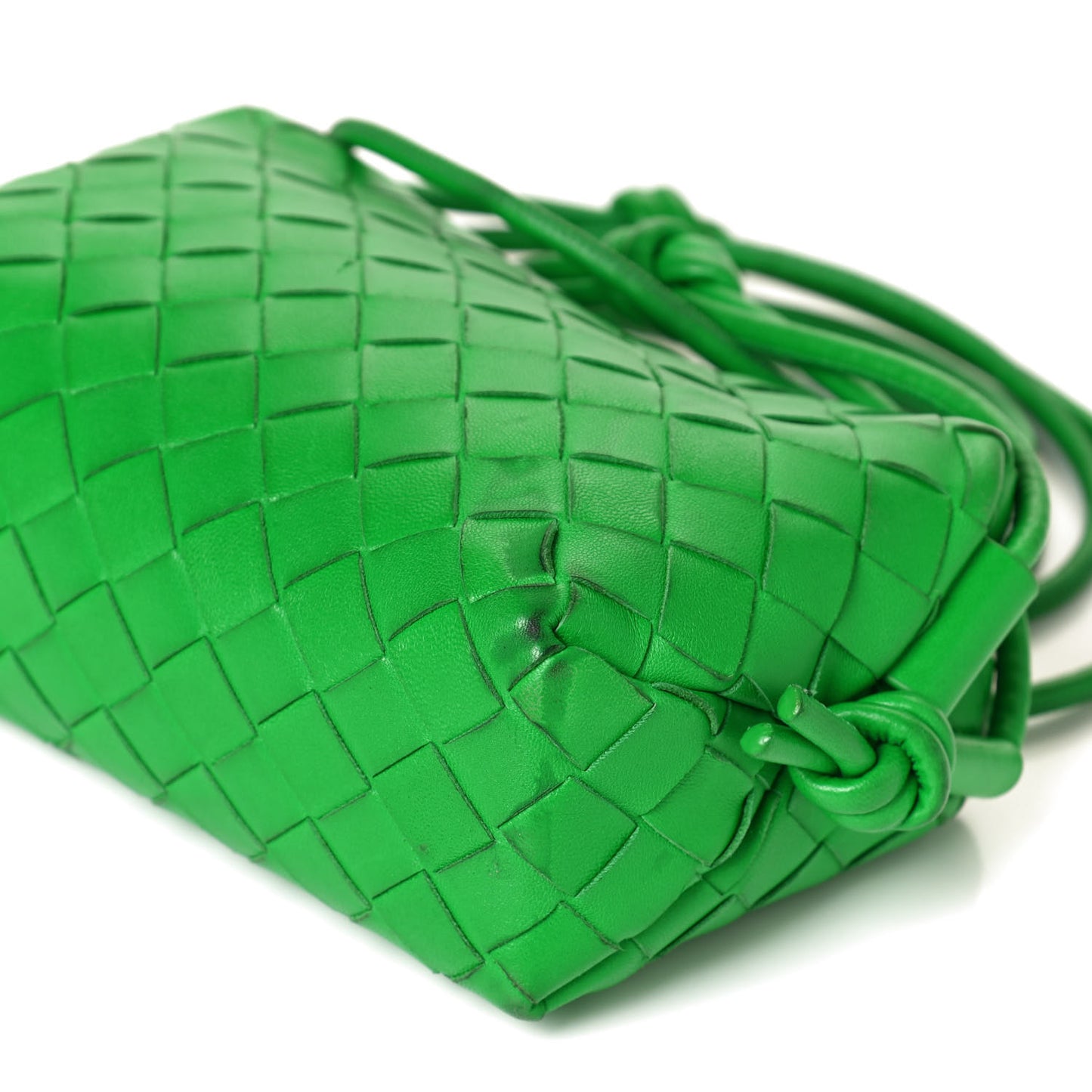 Nappa Intrecciato Mini Loop Camera Bag Parakeet