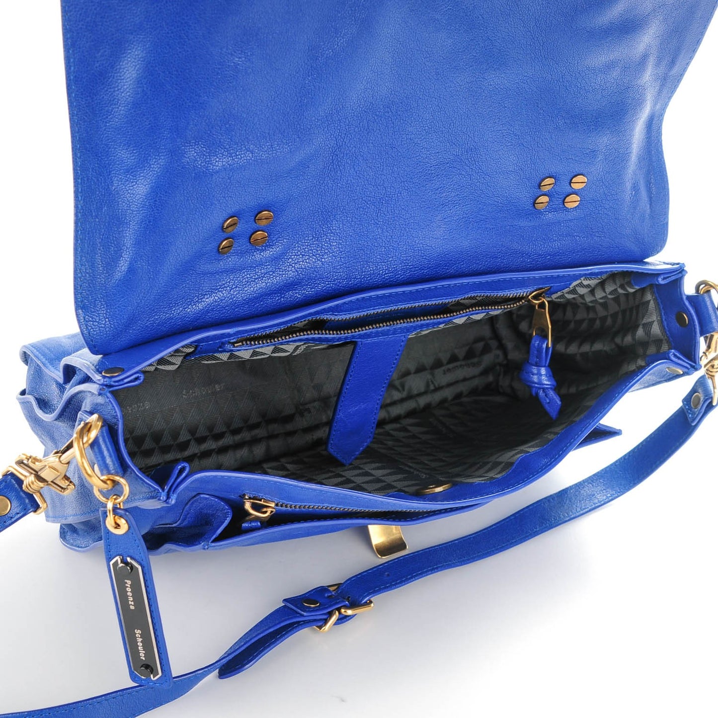 Lambskin Medium PS1 Satchel Peacock