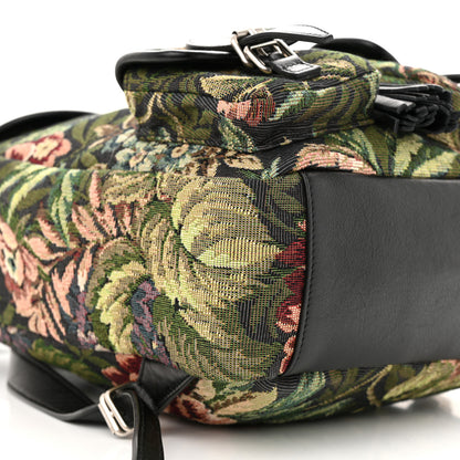 Saint Laurent Canvas Floral Print Festival Backpack Black 8 of 10